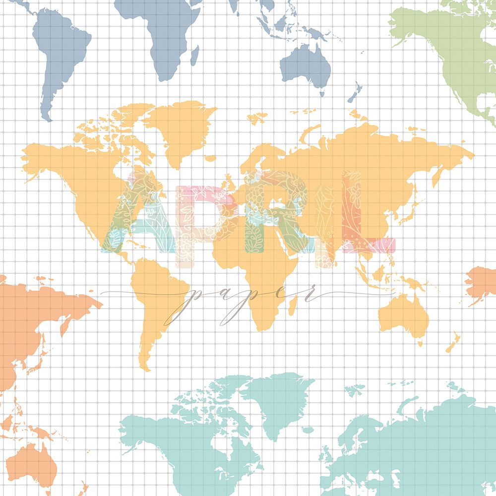 Бумага APRIL paper "TRAVEL more", Вокруг света (APR95)