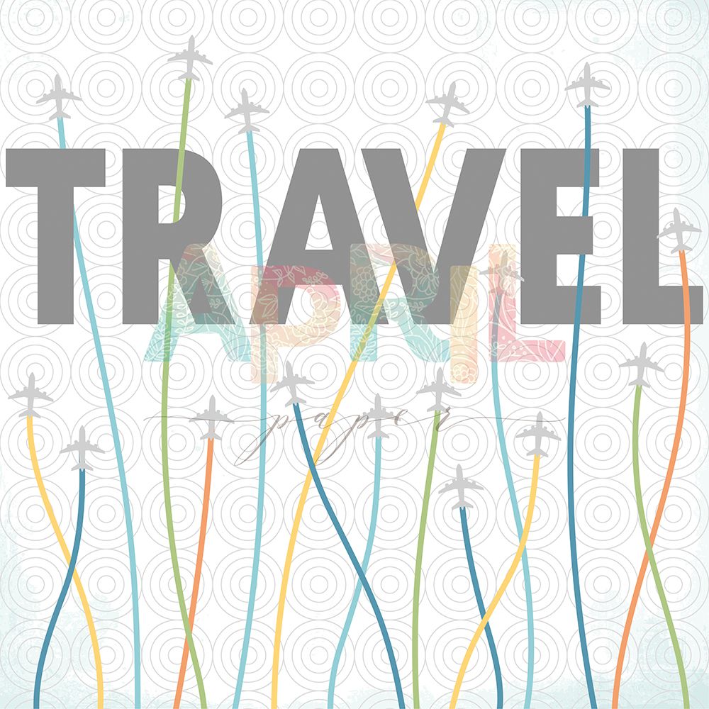 Бумага APRIL paper "TRAVEL more", Путешествие (APR101)