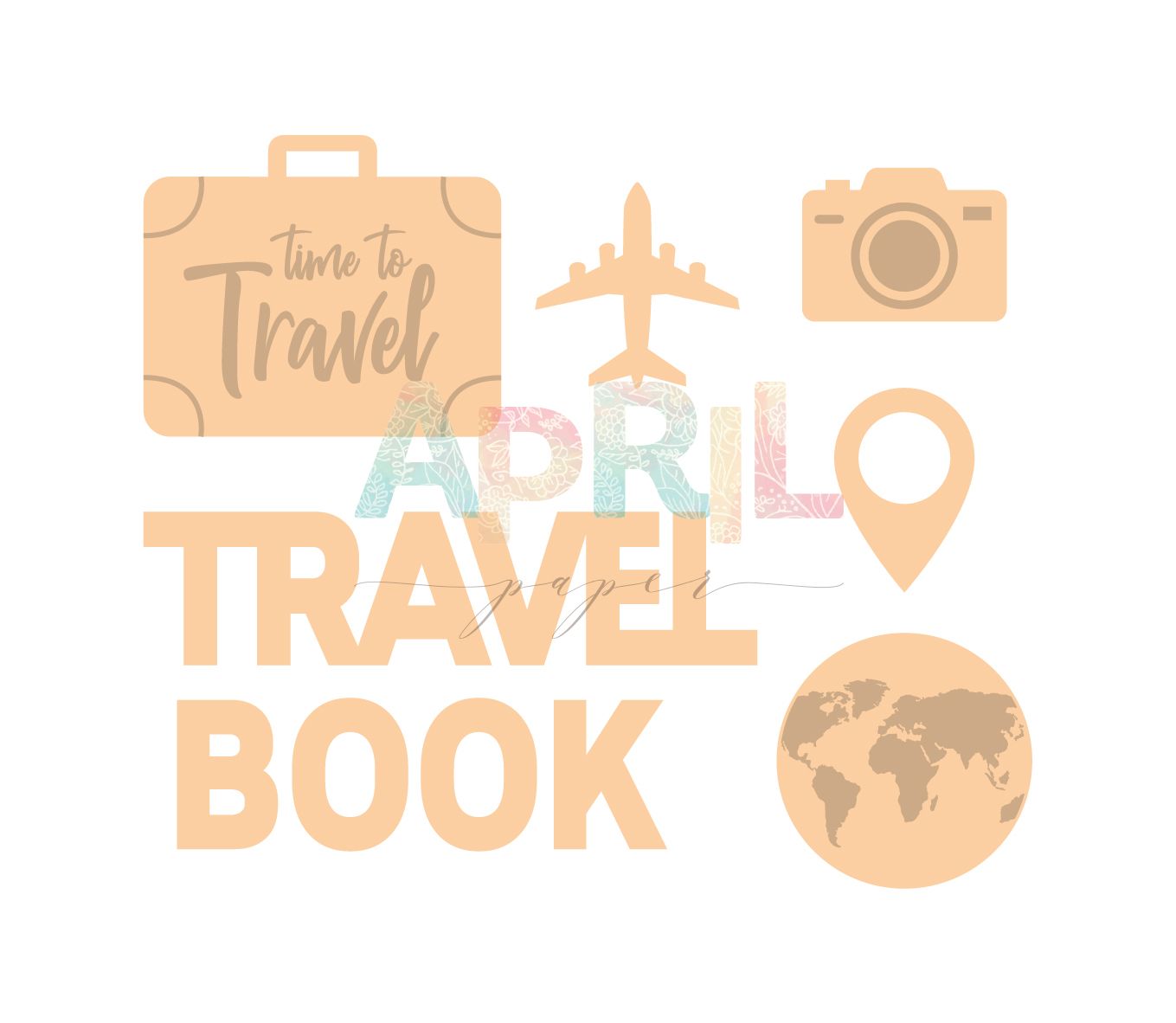 Деревянный декор APRIL paper "TRAVEL more"