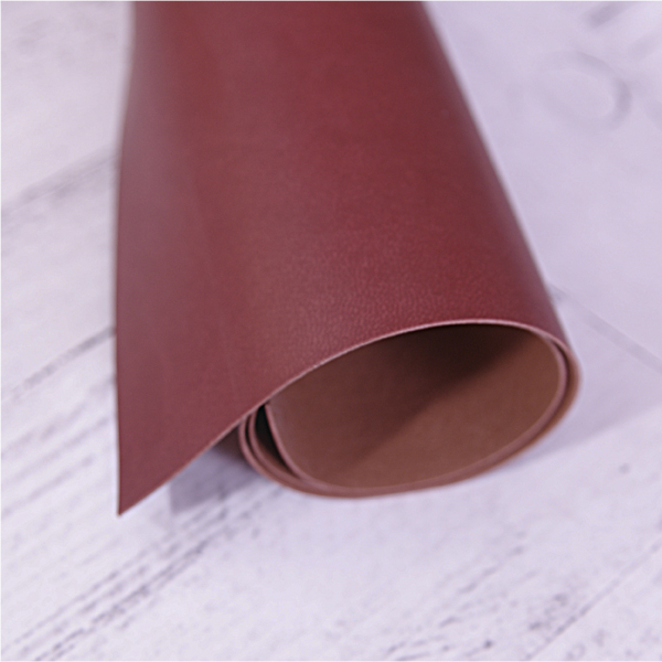 Кожзам переплётный 35 х 50 см. Цвет кьянти