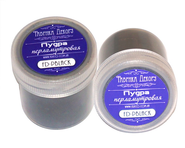 Перламутровая пудра Фабрика Декору , цвет чёрный