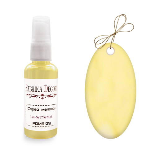 Спрей-меловой Фабрика Декору, Цвет Солнечный