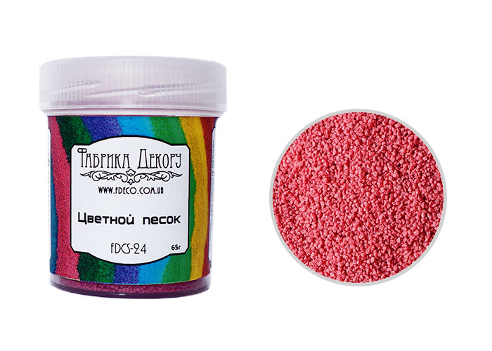 Цветной песок Фабрика декору, цвет Фламинго