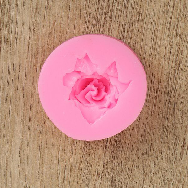 Молд силиконовый "Роза с лепестками"