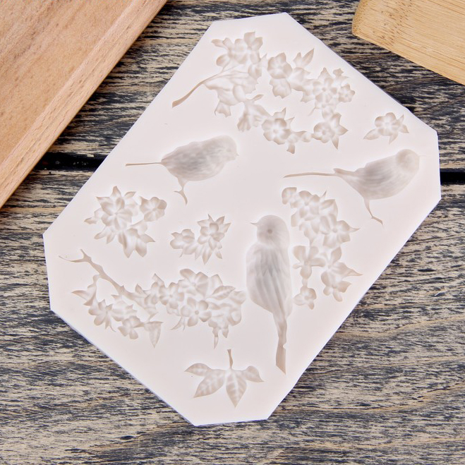 Молд силиконовый "Птицы"