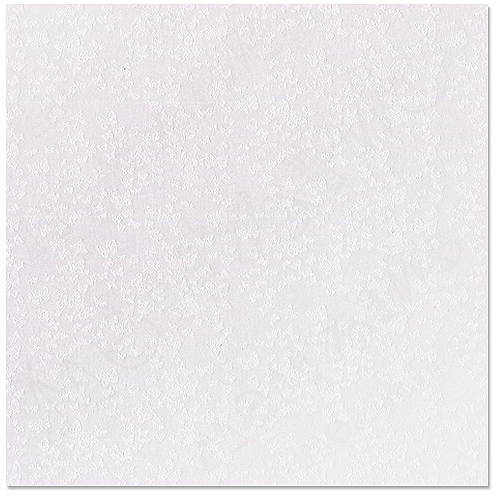 Картон Bazzill сатиновый с тиснением "Бабочки". Цвет белый.