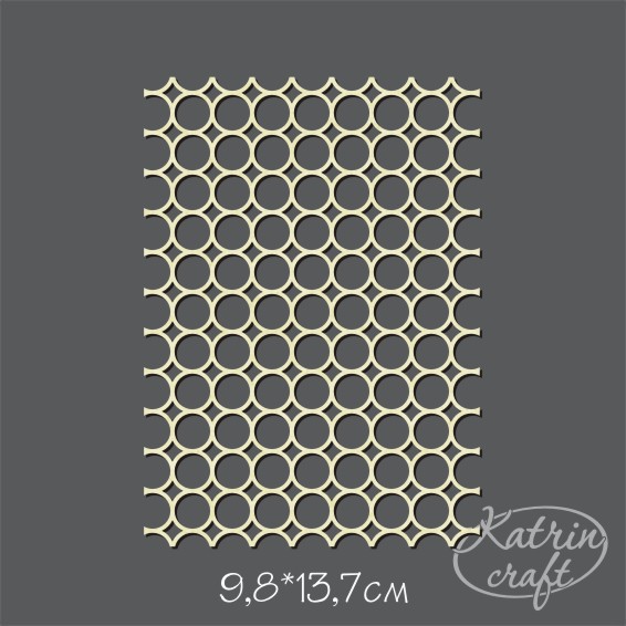 Чипборд Katrin craft "Фоновый А6 Круги №2"