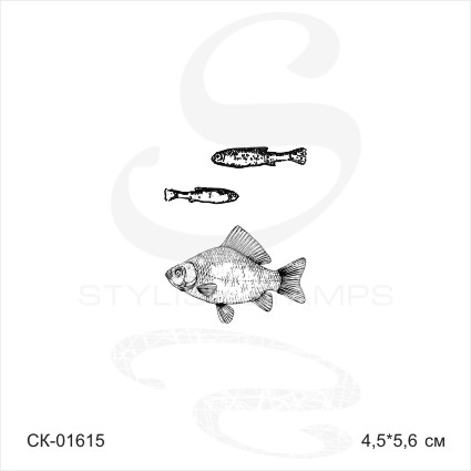 Штамп Stylish Stamps "Карась и плотва"