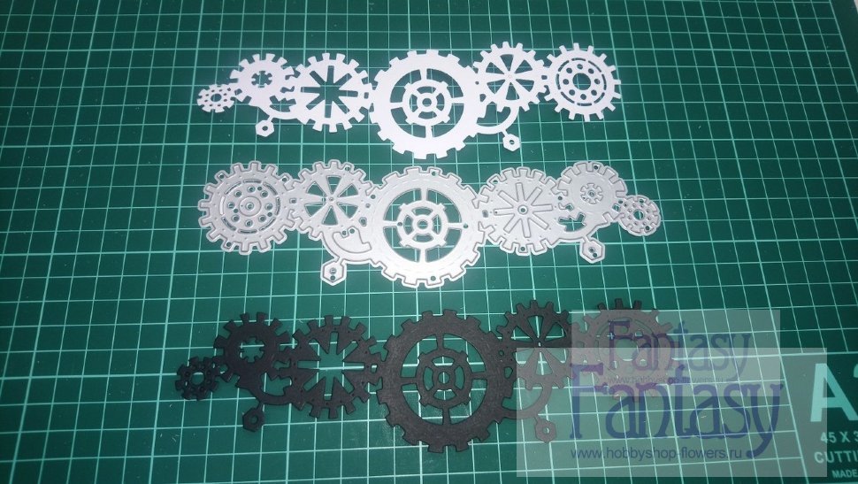 Нож для вырубки Fantasy "бордюр "Шестеренки""