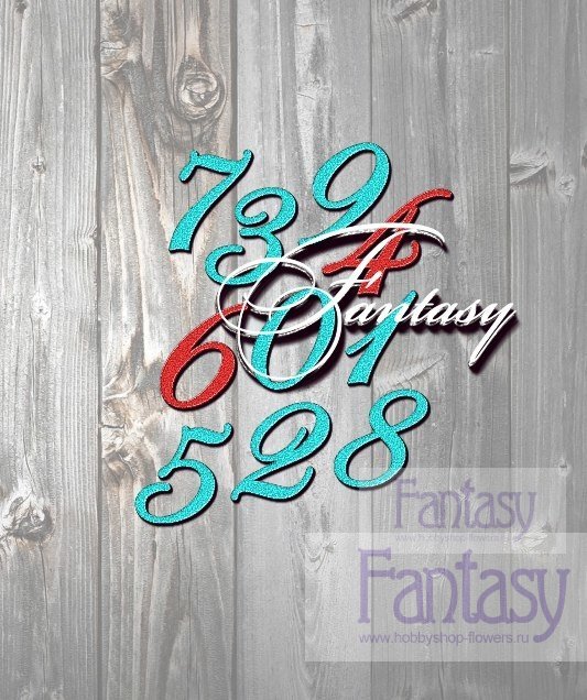 Нож для вырубки Fantasy "Цифры"