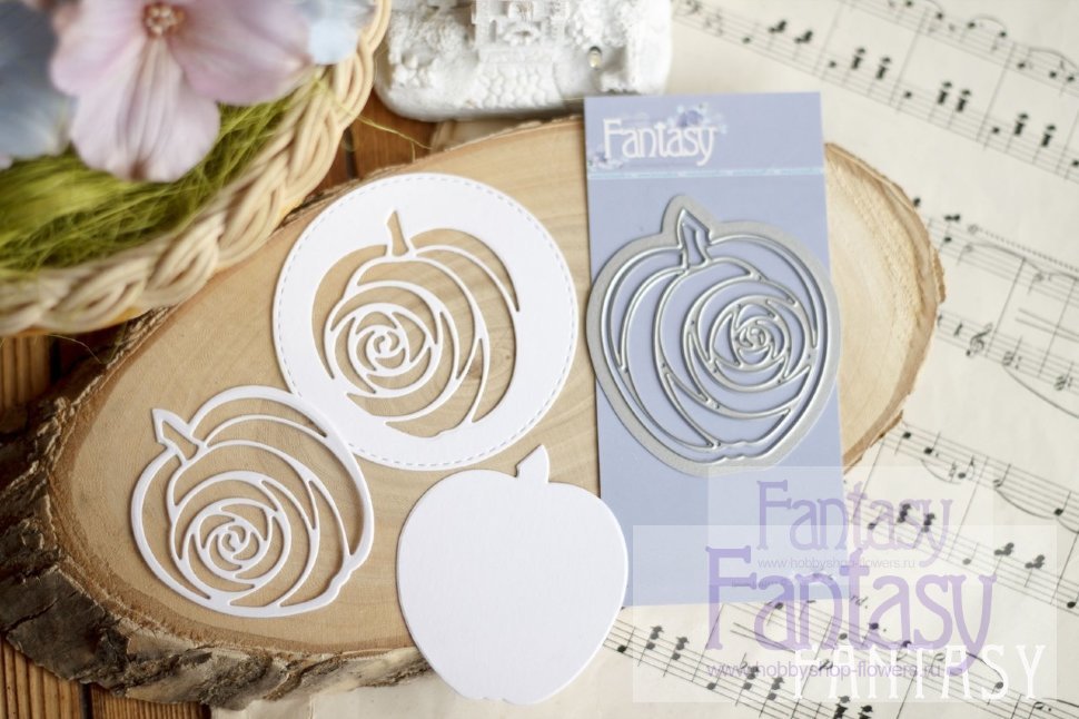 Нож для вырубки Fantasy "Розовое яблоко"