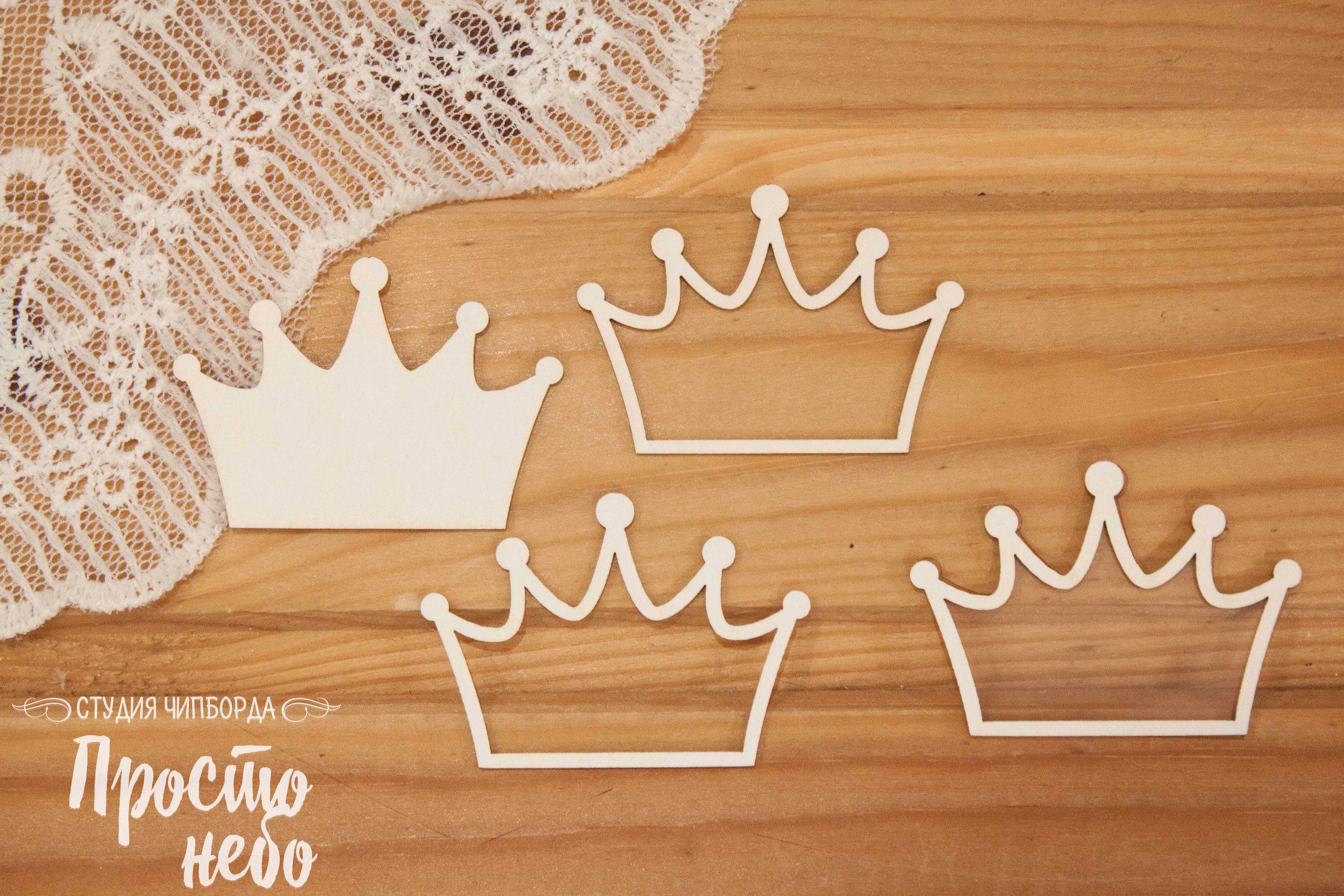 Чипборд Просто Небо. Шейкер "Корона"