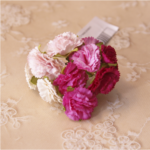 Букет "Гвоздики". Оттенки розового