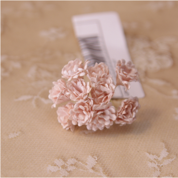 Букет гипсофил, цвет бледный персиковый