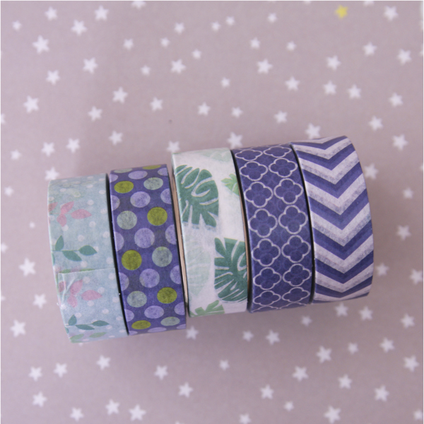 Набор бумажных скотчей "Полоски и горох"