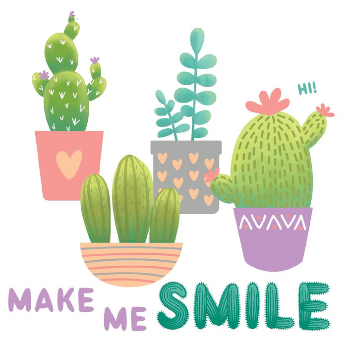 Термонаклейка Артузор "Make me smile"