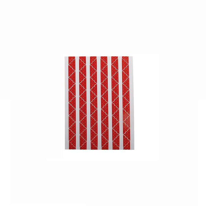 Уголки для фотографий самоклеящиеся "Горошек", цвет красный