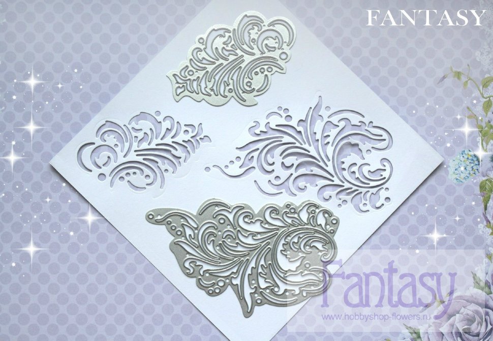 Нож для вырубки Fantasy "Золотая хохлома"