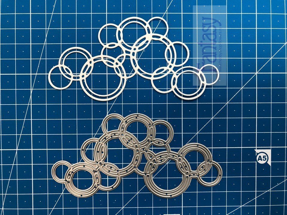 Нож для вырубки Fantasy "Двойные круги 2"