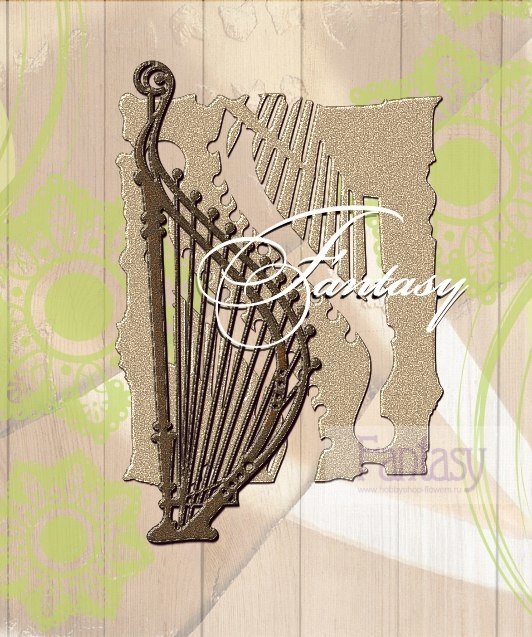 Нож для вырубки Fantasy "Арфа 1"