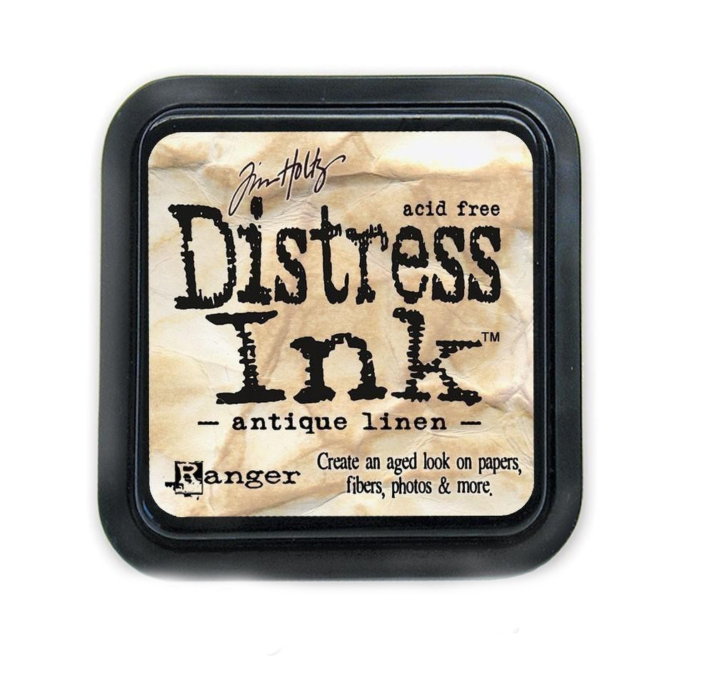 Дистресс чернила Ranger. Цвет Antique Linen