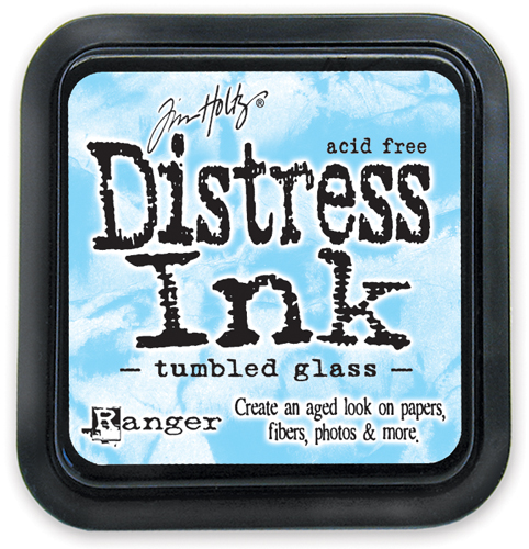 Дистресс чернила Ranger. Цвет Tumbled Glass.