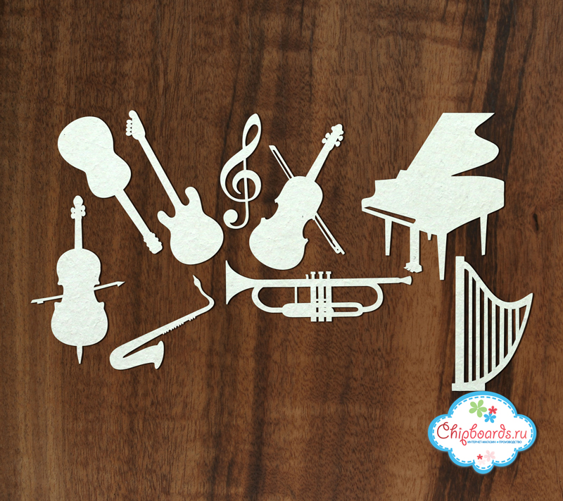 Чипборд Chipboards "Музыкальные инструменты (2)"