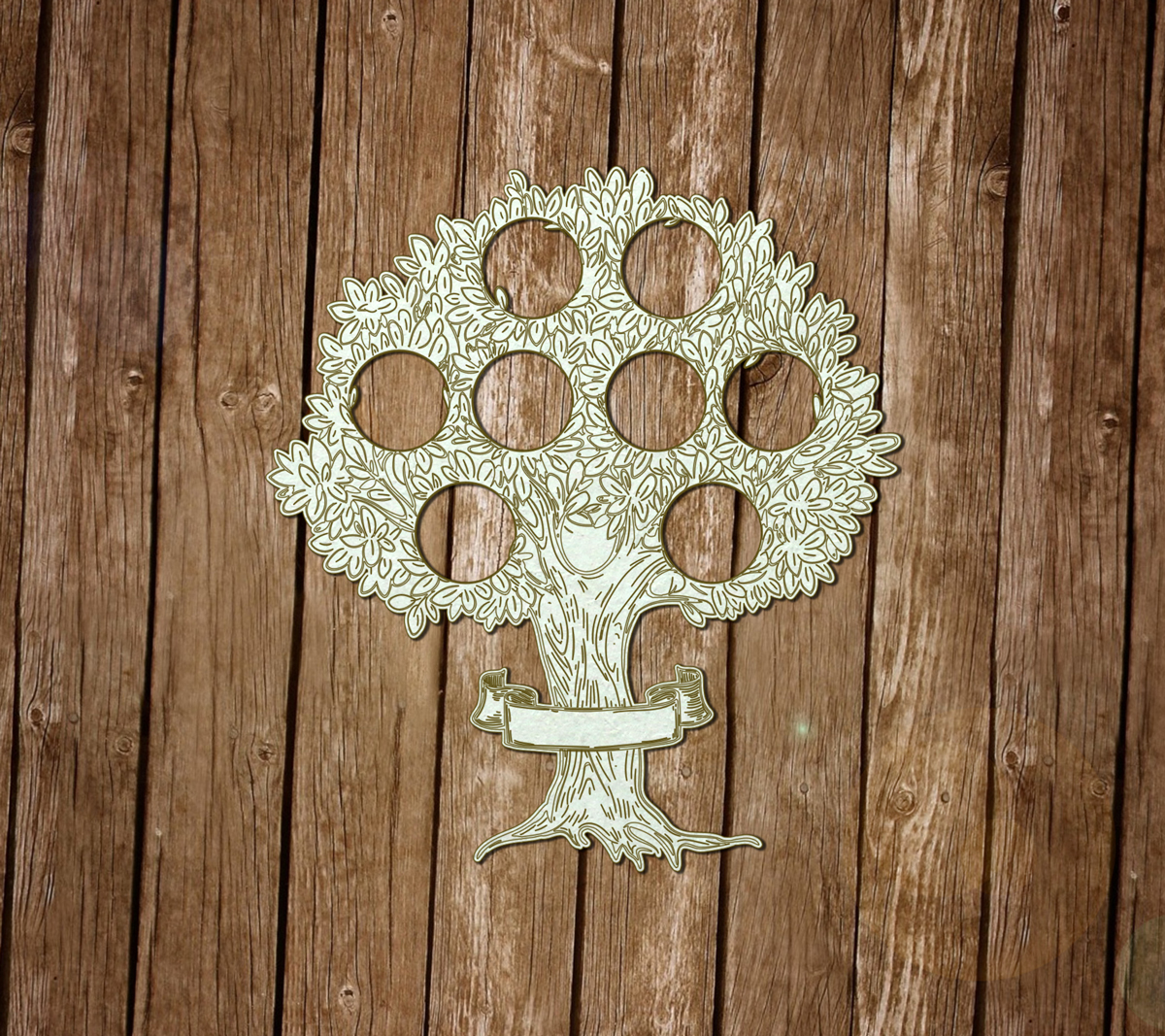 Чипборд Chipboards "Семейное древо (21 см)"