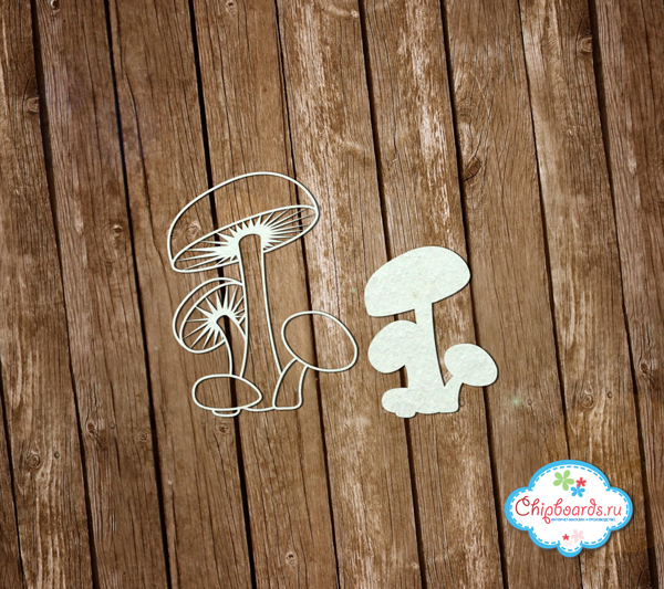 Чипборд Chipboards " Грибочки"