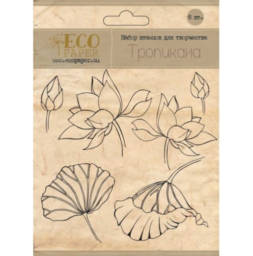 Набор штампов ECO Paper "Тропикана"
