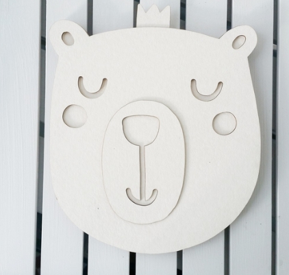 Заготовка для альбома WoodCraft "Медведь" 18 х 20 см