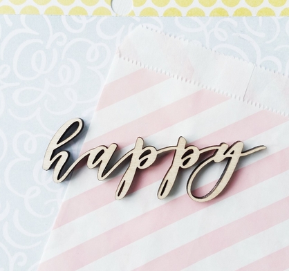 Деревянный декор WoodCraft Happy