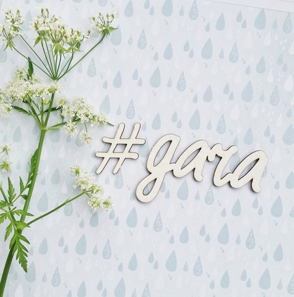 Чипборд WoodCraft "#Дача"