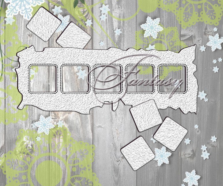 Ножи для вырубки Fantasy фоновый "Маленькие квадраты"