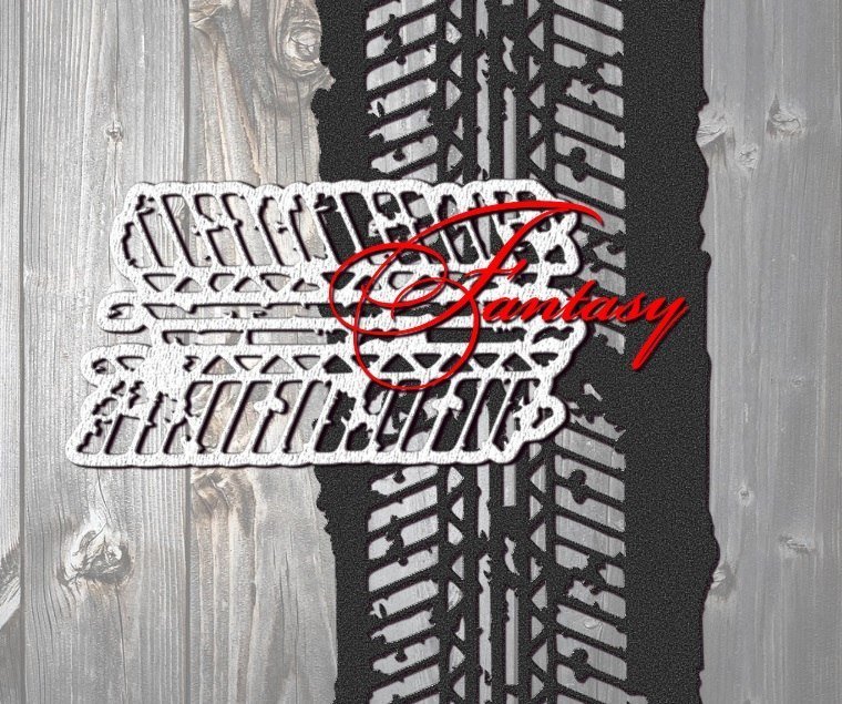 Ножи для вырубки Fantasy "След шин 2"