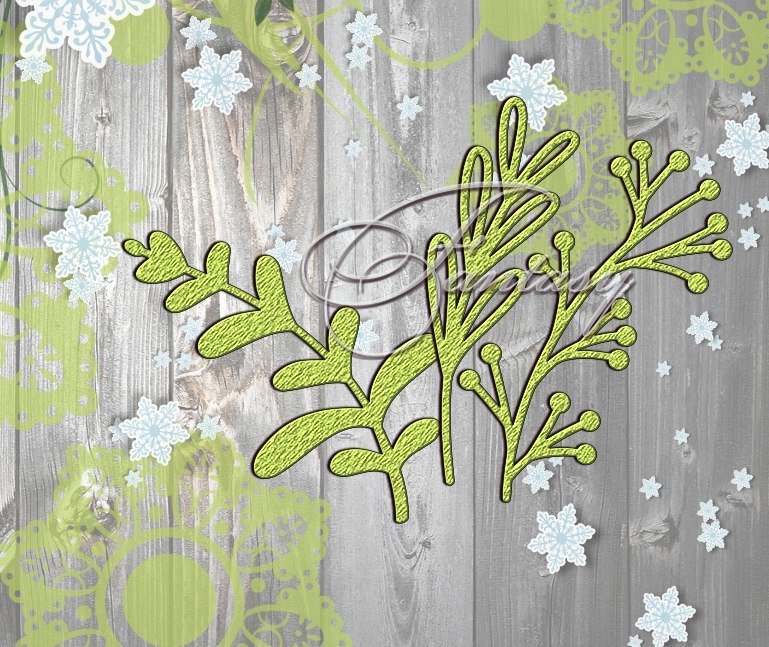 Ножи для вырубки Fantasy "Набор веточек"