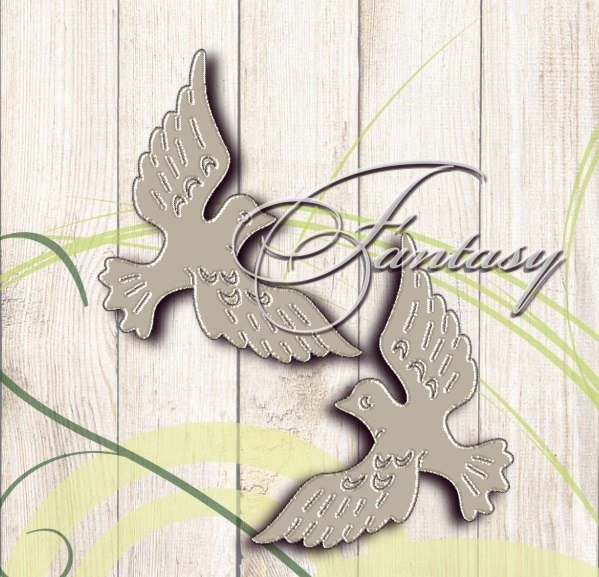 Ножи для вырубки Fantasy "Голуби 2"