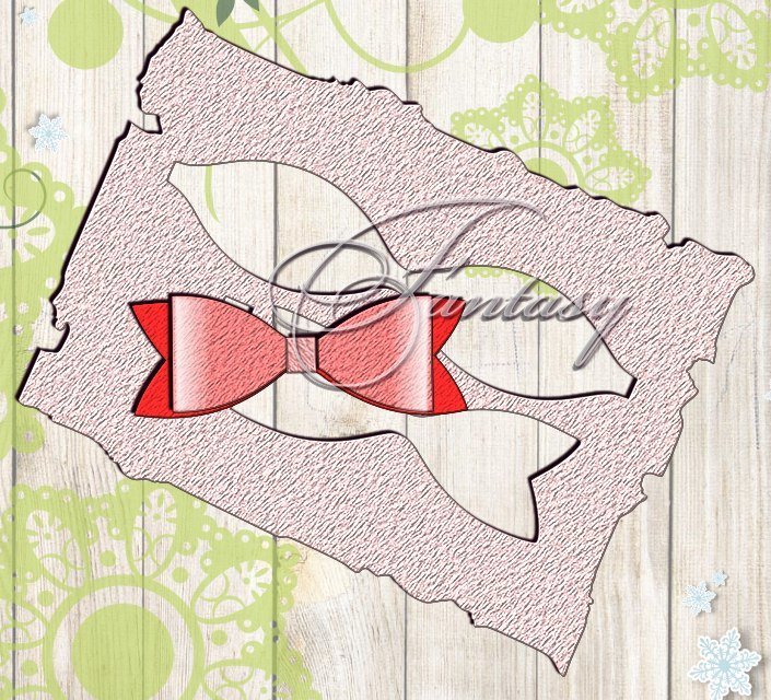 Ножи для вырубки Fantasy "Бант большой"