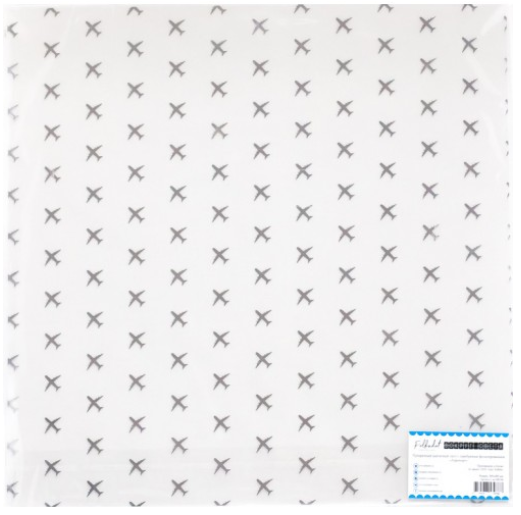 Прозрачный ацетатный лист Polkadot с серебряным фольгированием "Вокруг света", Аэропорт