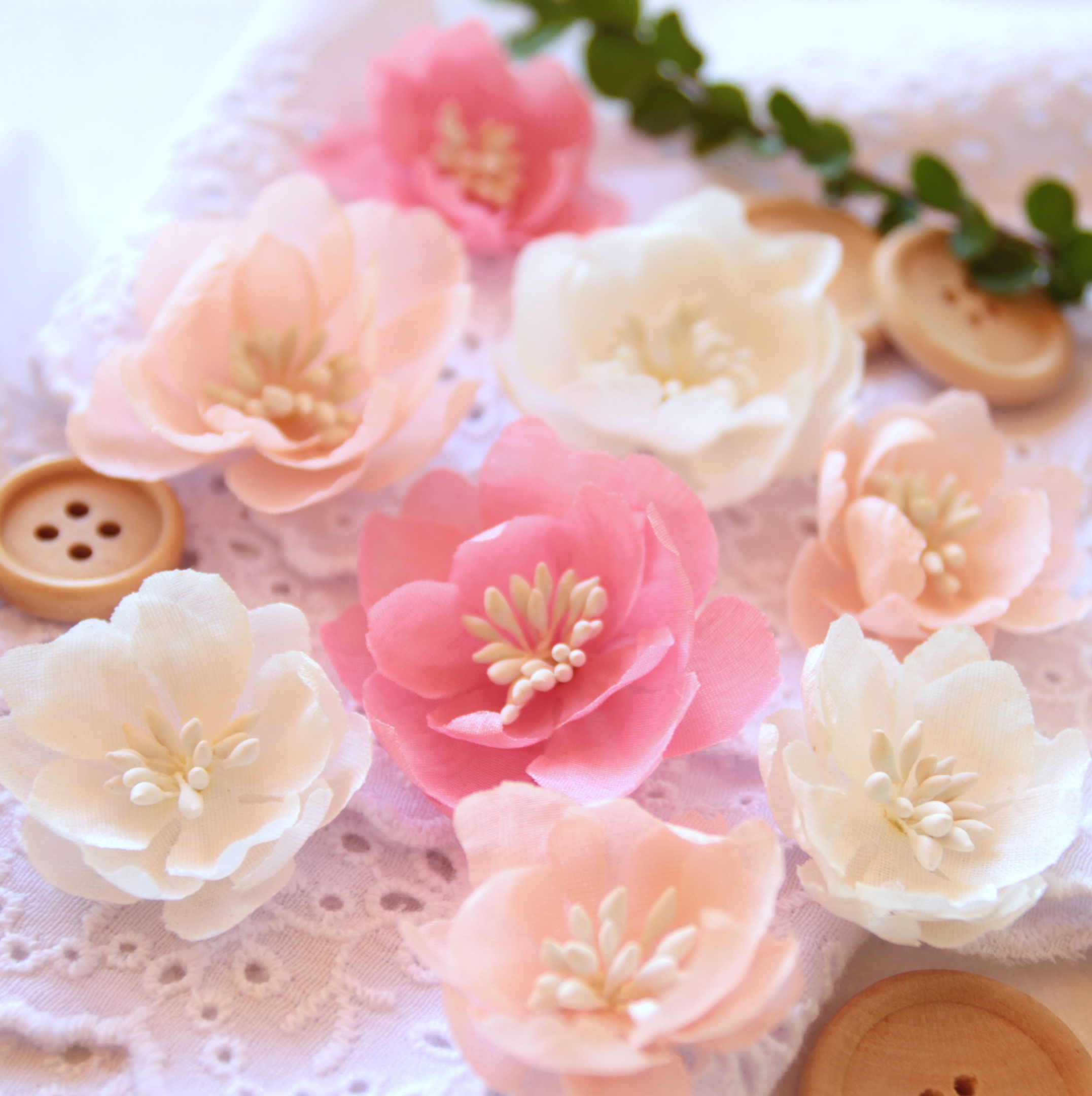 Набор цветочков Vanilla Garden "Peach Pie"