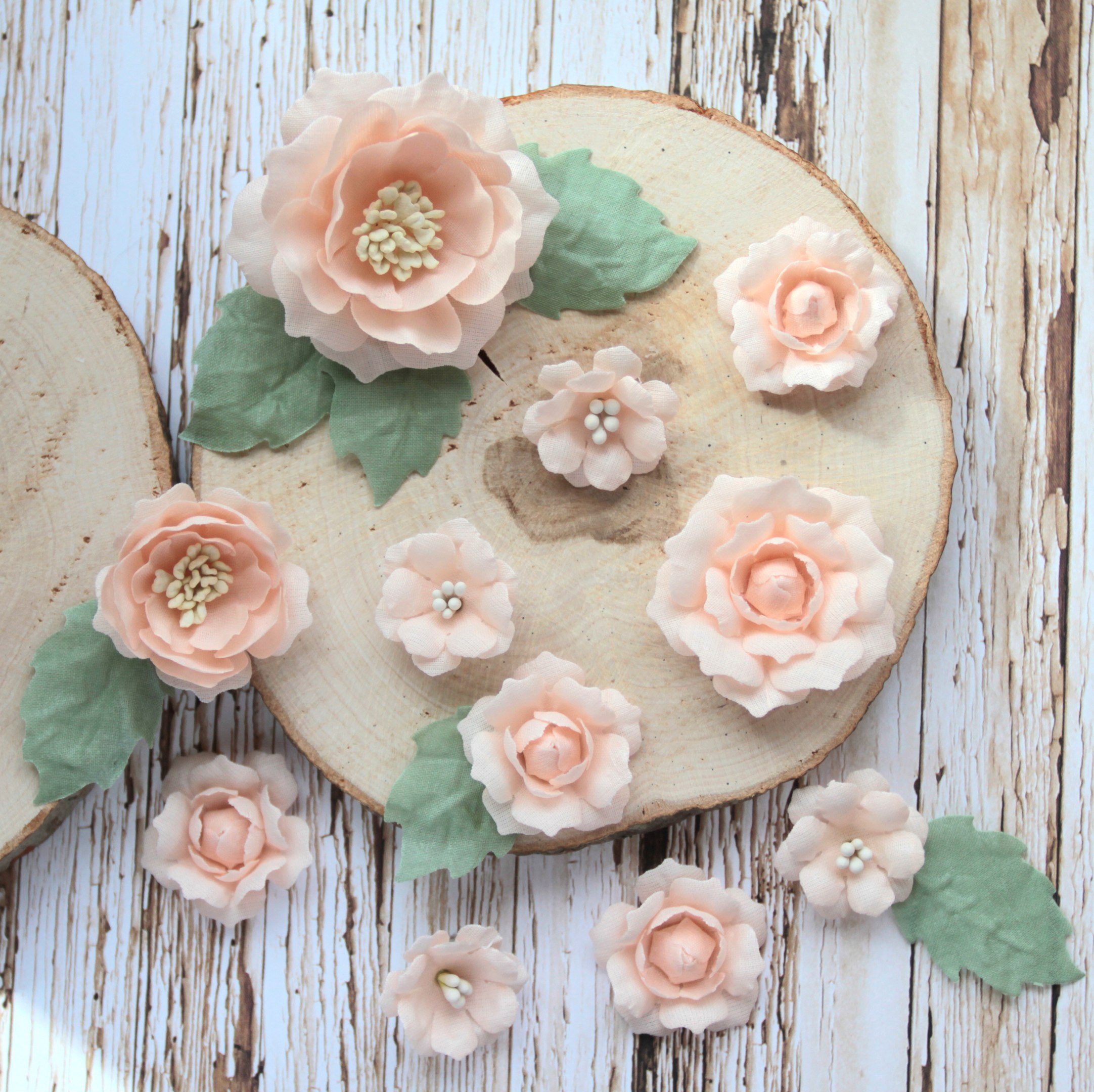 Набор цветочков Vanilla Garden "Персиковый"