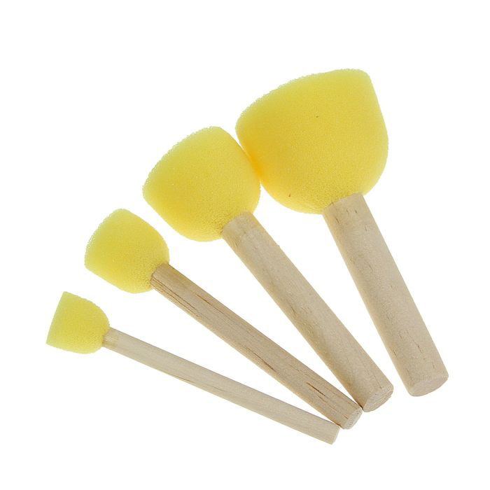 Набор спонж-кистей 4 штуки