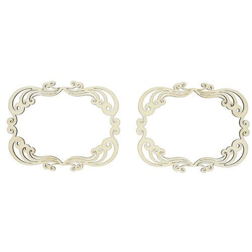 Вырубка деревянная Scrapberrys "Рамочка"