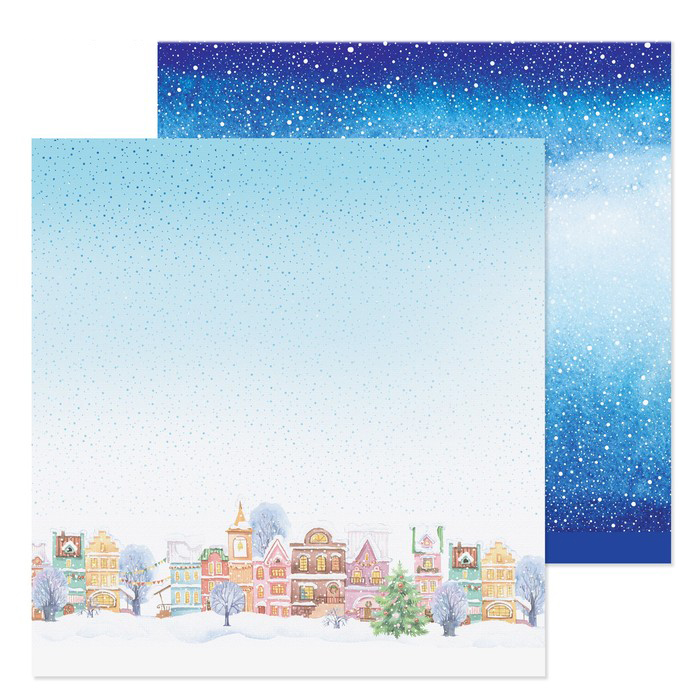 Бумага для скрапбукинга АртУзор "Снежный город" (ART672)