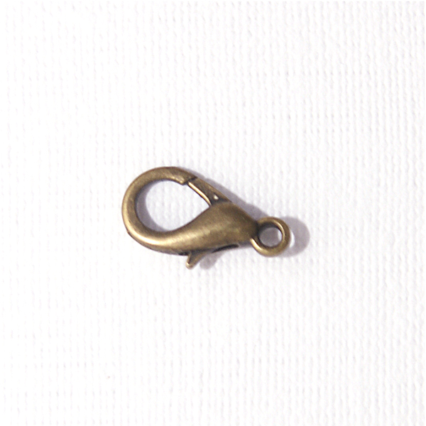 Карабин 1,5 см, цвет бронзовый (746)