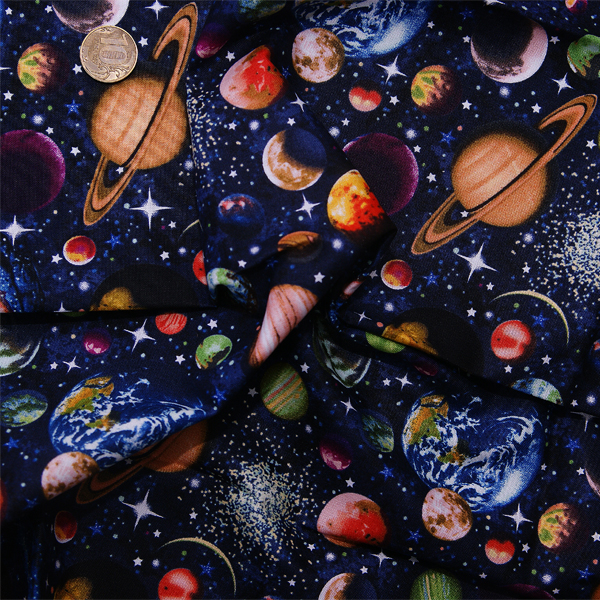 Ткань лоскутная 50 х 55 см "6600", космос