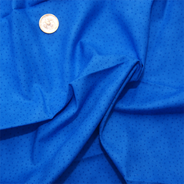 Ткань лоскутная 50 х 55 см "4500", точечки на синем