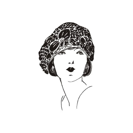 Штамп Stylish Stamps "Леди в берете"