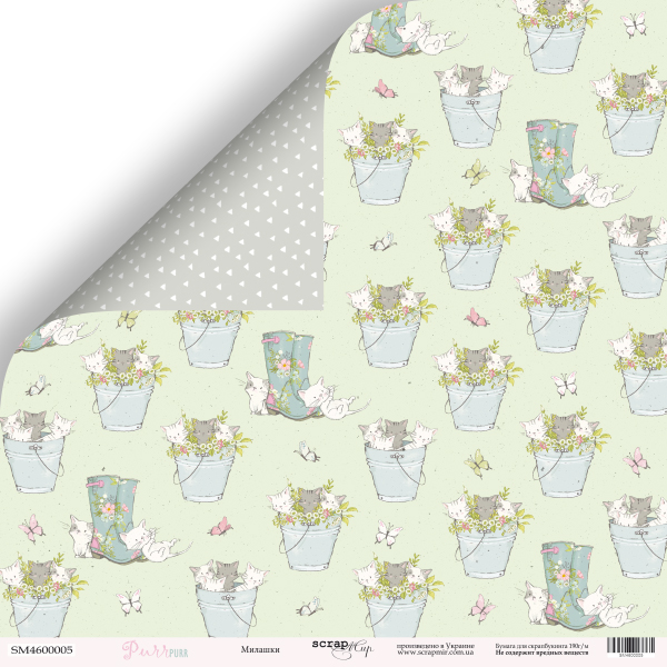 Бумага Scrapмир "Pur Pur ", Милашки (SM378)
