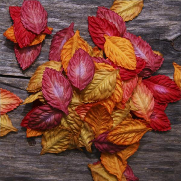 Листик 45 х 25 мм, осенний микс